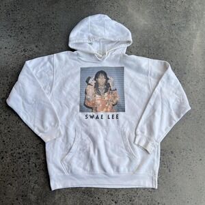 Swae Lee Sweatshirt Hoodie Mens Large White Lane Seven Graphic Rap Music